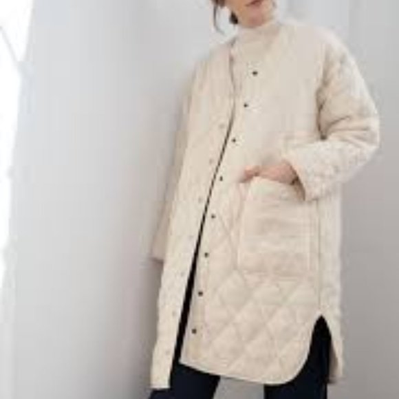 Micaela Greg Long Quilt Coat - Picture 2 of 3